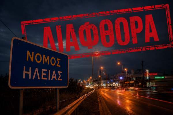 ΗΛΕΙΑ : OI ΚΑΤΑΓΓΕΛΛΟΝΤΕΣ ΕΓΙΝΑΝ ΤΙΜΗΤΕΣ ΤΗΣ ΔΙΑΦΘΟΡΑΣ  !